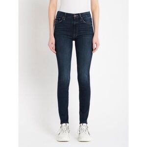 MOTHER Sz 29 Stretch The High Waisted Looker Ankle Jeans Skinny Legs